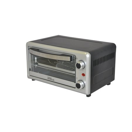 PREMIUM LEVELLA 4-Slice .5 Cubic Foot Toaster Oven with Bake, Broil and Toast Function PTO101